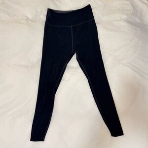 Beyond Yoga Black Velvet High-Waist Leggings XL